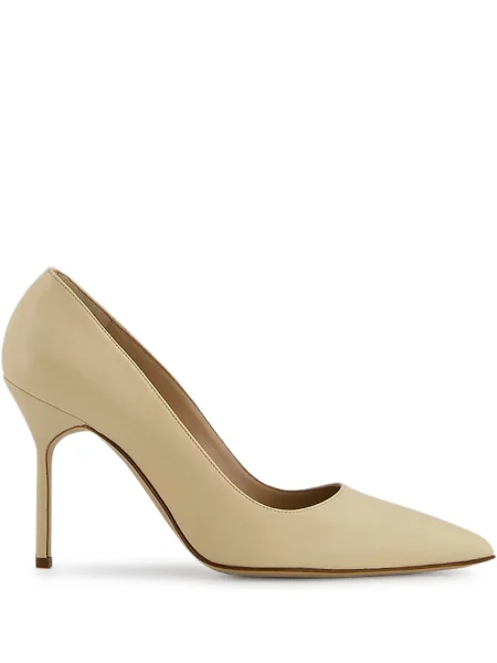 Pantofi cu toc Manolo Blahnik din piele