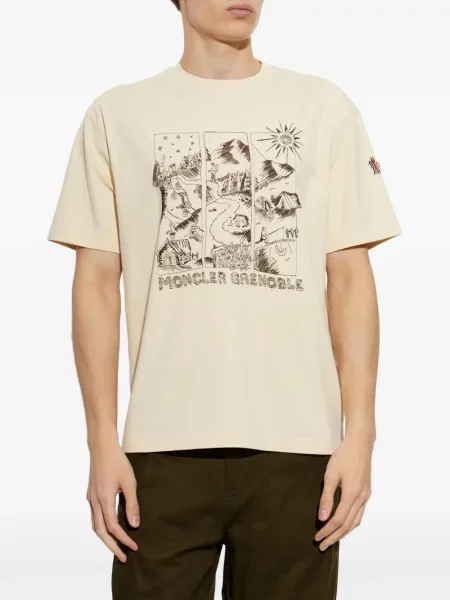 Tricou Moncler Grenoble cu imagine