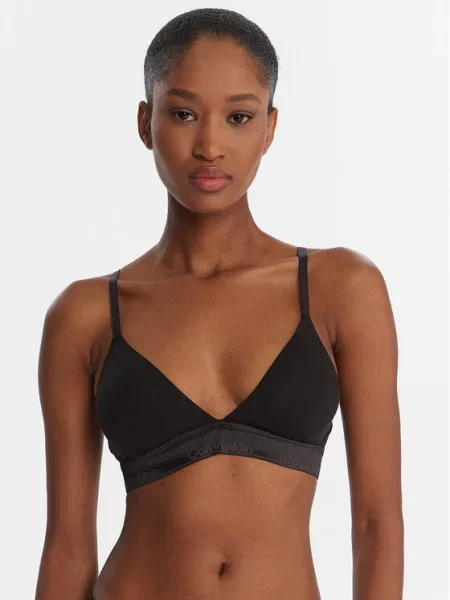 Сутиен Calvin Klein Underwear с изчистен дизайн черно