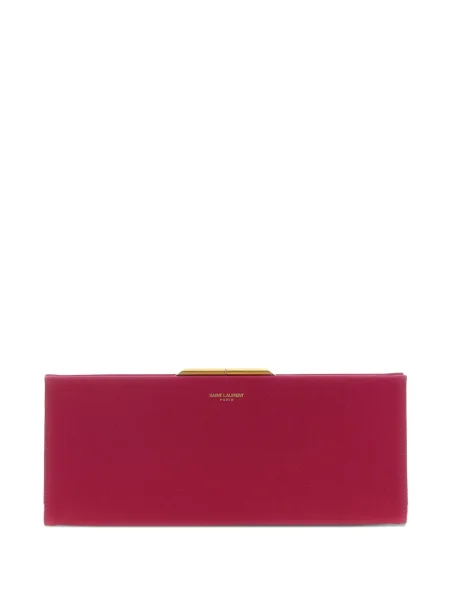 Чанта тип портмоне Saint Laurent розово
