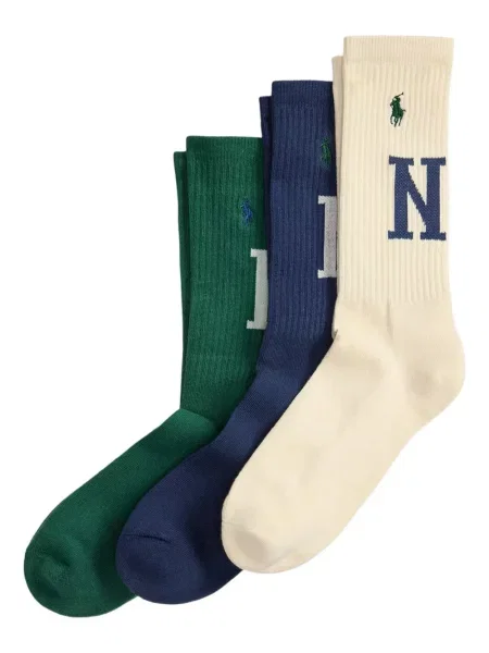 Șosete Polo Ralph Lauren cu 5 buzunare cu broderie tricotate albastru