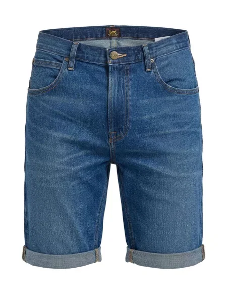Lee Džíny 5 POCKET SHORTS džínovina modrá