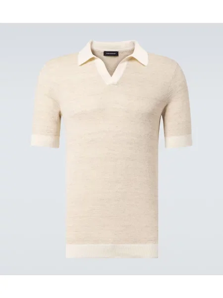 Polo majica Thom Sweeney bež