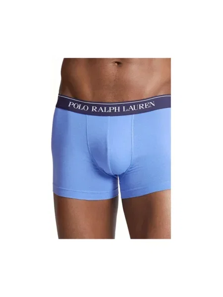 Koszulka polo Polo Ralph Lauren Underwear z paskiem klasyczna ze stretchu szara