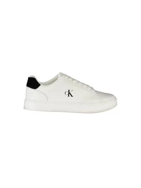 Sneakersy Calvin Klein skórzane klasyczne białe