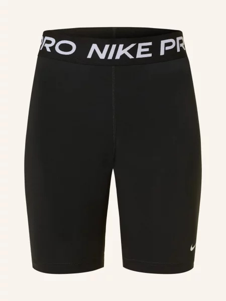 Nike Tréninkové Šortky Pro černá bílá