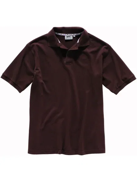 Polo majica Slazenger s kratkimi rokavi rjava