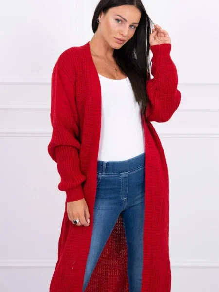 Pulover Kesi lung roșu