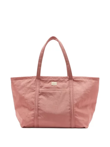 Geantă shopper Loeffler Randall cu autograf roz