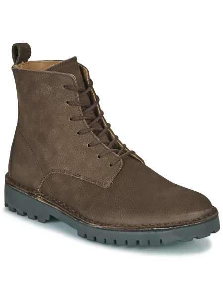 Gležnjarji Selected z vezalkami iz usnja nubuk