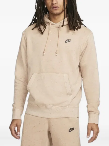 Koszulka Nike polarowa do biegania z nadrukiem szara