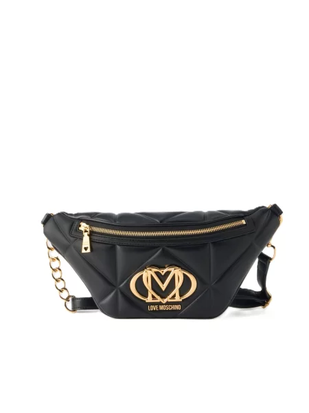 Geanta crossbody Love Moschino negru