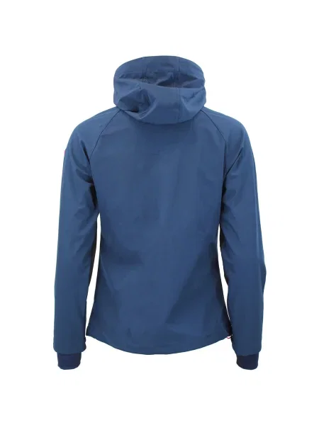 Geacă Peak Mountain softshell albastru