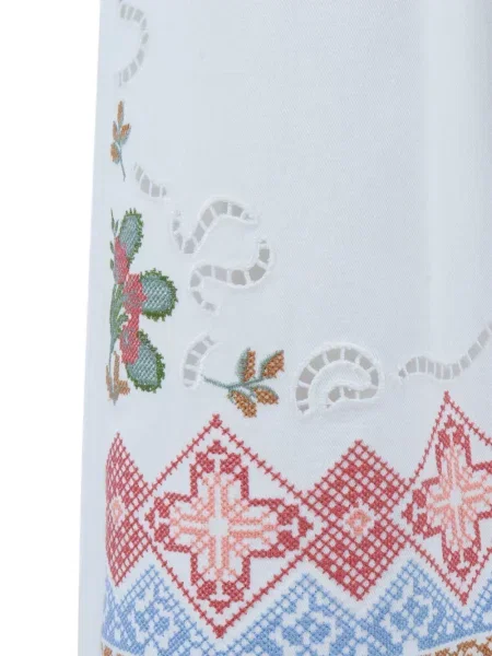 Podróż spodnie Weekend Max Mara w kwiatki białe