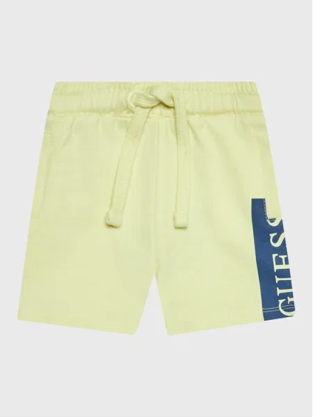 Guess Спортни шорти жълт