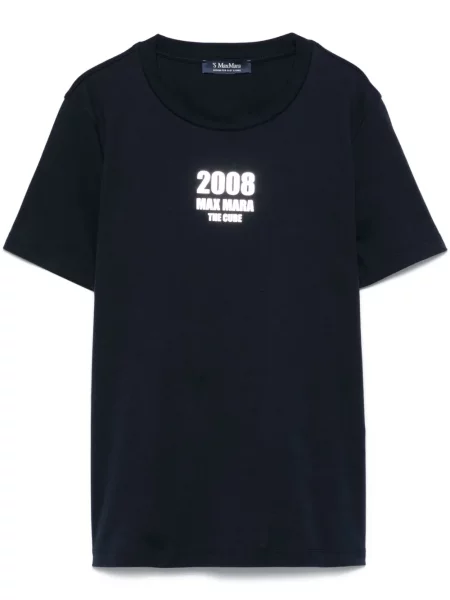 Koszulka S Max Mara niebieska