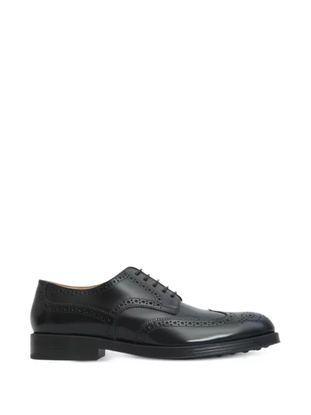 Fűzős csipkés brogue cipő Tod's fekete