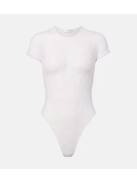 Body Wardrobe.nyc din dantelă alb