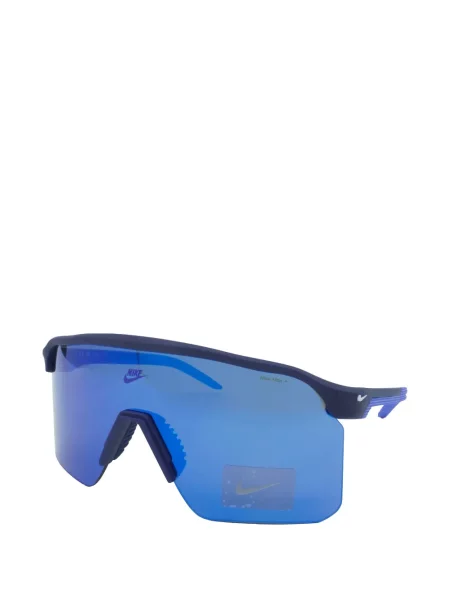 Ochelari de soare Nike de catifea cu autograf retro alb