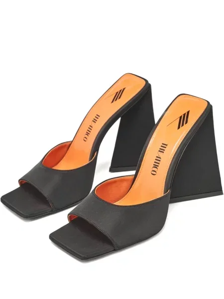 Papuci tip mules The Attico negru