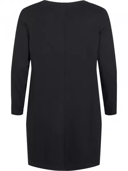 Zizzi Rochie tricotat MSHAPE negru