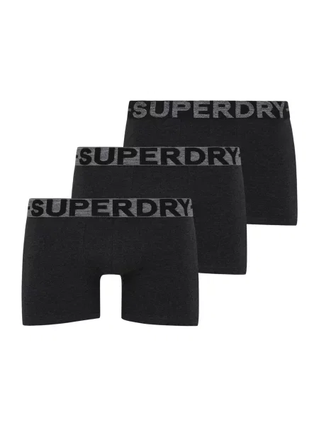 Superdry Boxeri metalic / închis gri