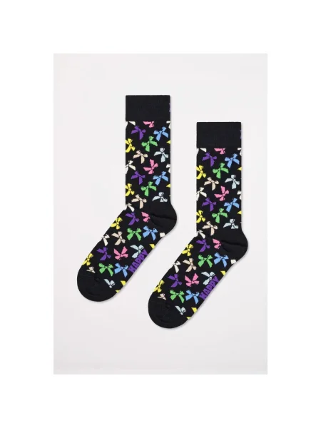 Șosete Happy Socks cu funde negru