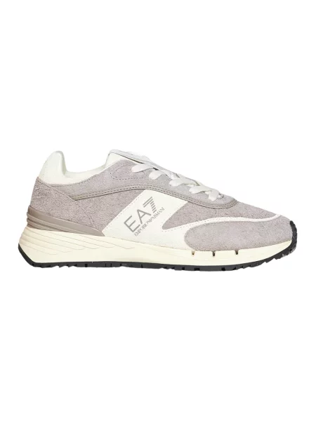 Sneakersy Emporio Armani Ea7 skórzane beżowe