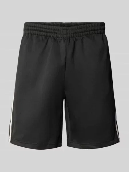 Szorty dresowe w kroju regular fit z elastycznym pasem Model RIBER' Only & Sons czarne