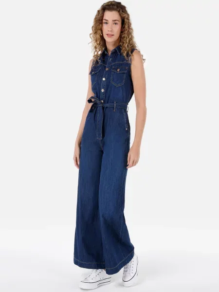 Комбінезони Colin’s комбінований верх блакитний