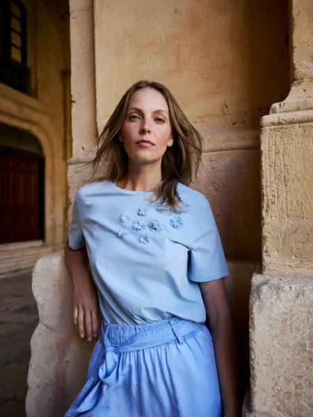 Tricou Marisse albastru
