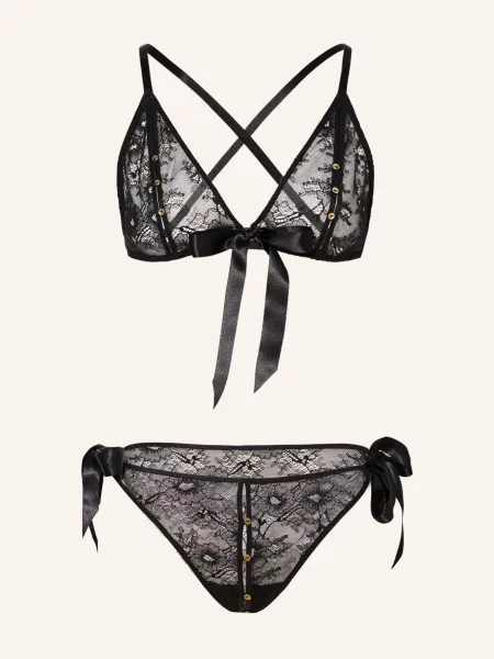 Aubade Sada Lace Insomnia: Trojúhelníková Podprsenka A Kalhotky černá