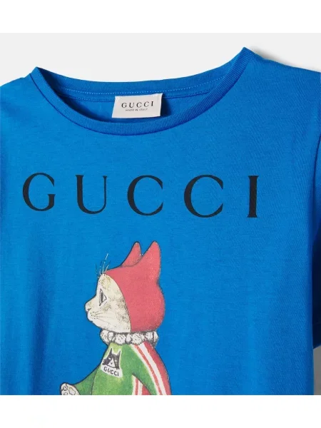 Gyerek póló Gucci kék