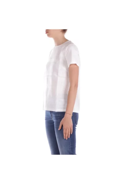 Weekend Max Mara Koszulki Kobieta M Hafty na T-shirty i Pola biały