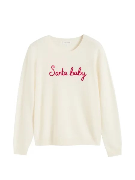 Pulover Chinti & Parker cu broderie cu decolteu rotund