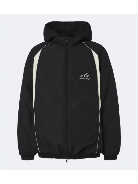 Hanorac cu glugă Balenciaga cu autograf negru