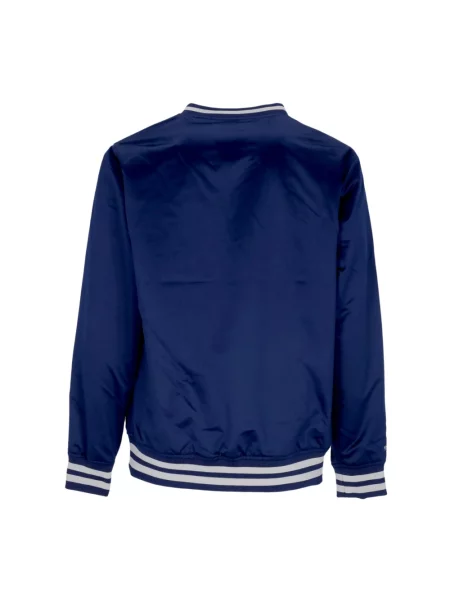Satynowa bluza Mitchell & Ness niebieska