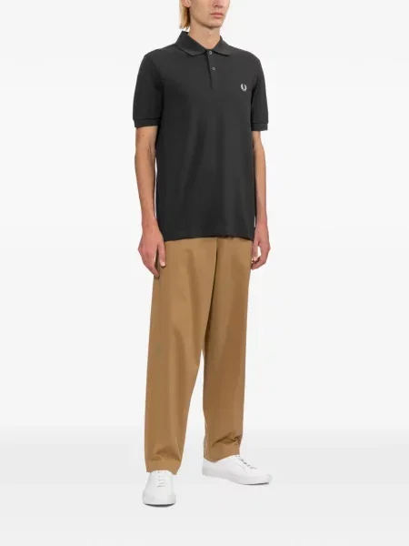 Polo Fred Perry με κέντημα γκρι