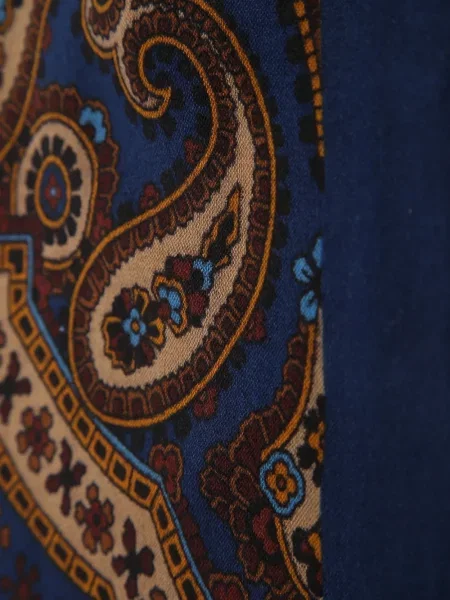 Fular Dell'oglio cu franjuri cu model paisley