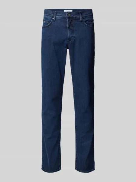 Jeansy o kroju regular fit z designem model CADIZ' Brax niebieskie