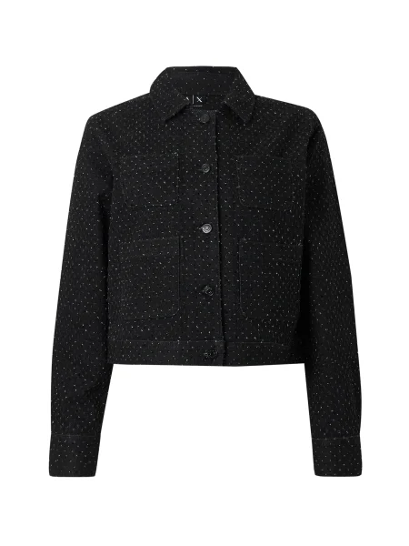 ARMANI EXCHANGE Geacă de primăvară-toamnă negru