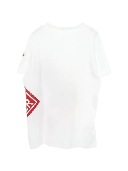Tricou Moncler cu imagine alb