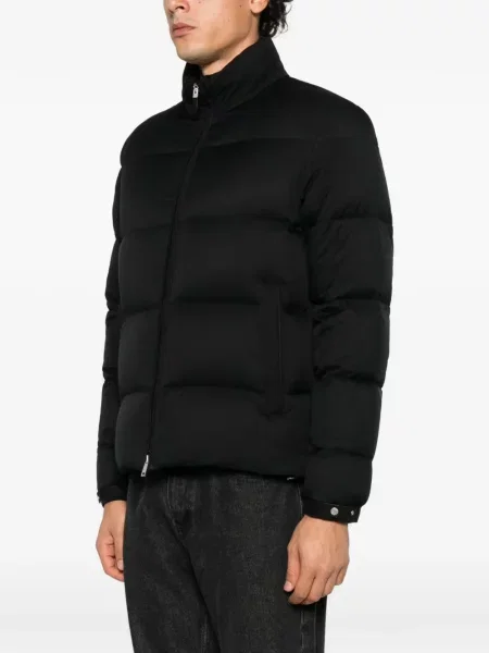 Matlasat geacă Zegna negru