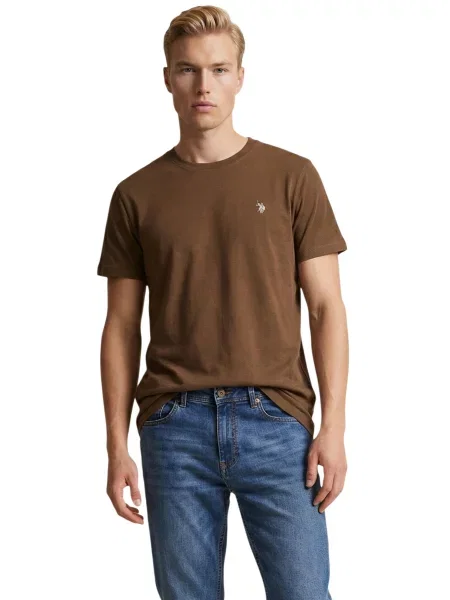 Polo majica U.s. Polo Assn. s kratkimi rokavi modra