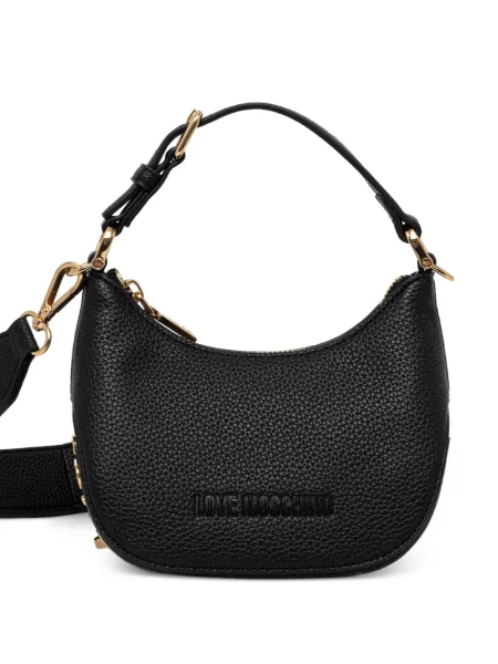 Torbica Love Moschino s autogramom crna