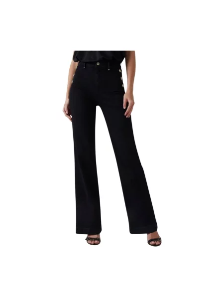 Skinny jeansy Guess czarne