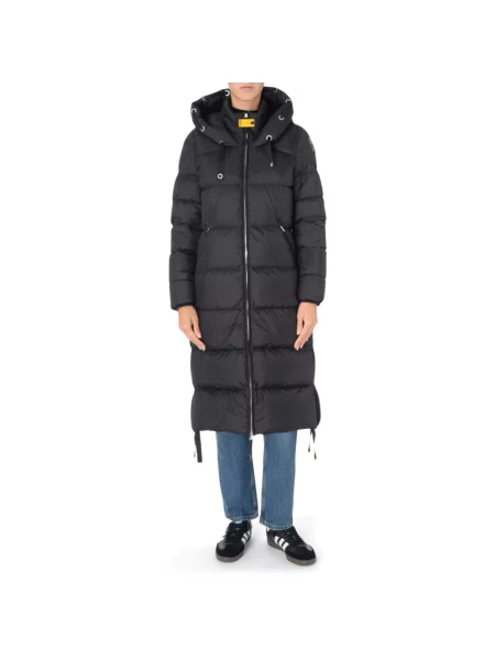 Długa parka Parajumpers z kapturem czarna