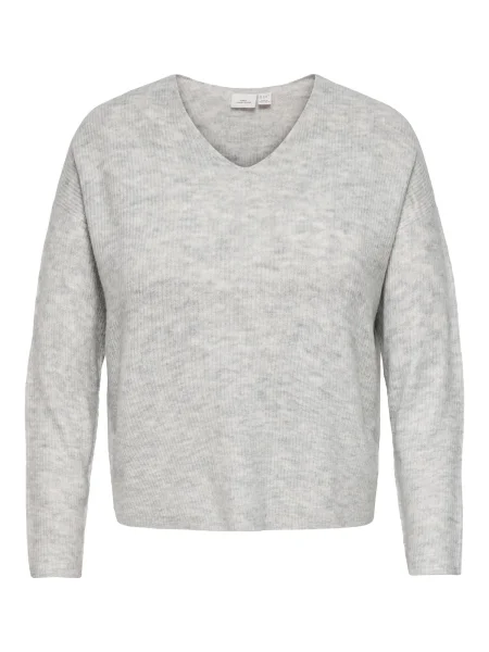 ONLY Carmakoma Pulover CARCAMILLA deschis gri