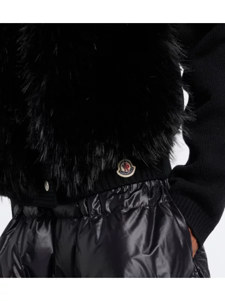 Vestă din puf Moncler negru