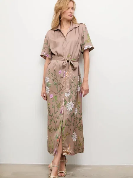 Answear.LAB rochie maxi drept maro